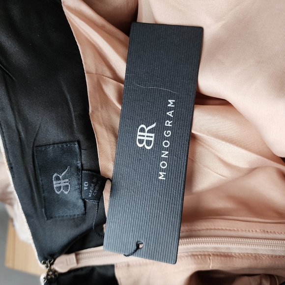 BANANA REPUBLIC Bronze Metallic Mini circle skater skirt NWT 10 - Picture 6 of 10